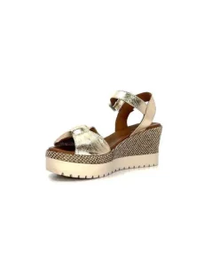 Lune & L'autre Clemtine Cuir Or*Femme Plateformes