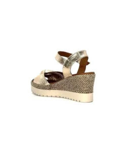 Lune & L'autre Clemtine Cuir Or*Femme Plateformes