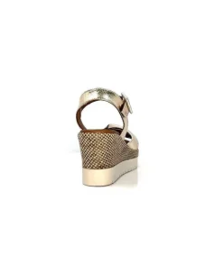 Lune & L'autre Clemtine Cuir Or*Femme Plateformes