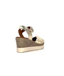 Lune & L'autre Clemtine Cuir Or*Femme Plateformes