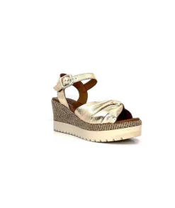 Lune & L'autre Clemtine Cuir Or*Femme Plateformes