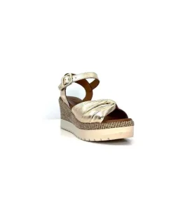Lune & L'autre Clemtine Cuir Or*Femme Plateformes