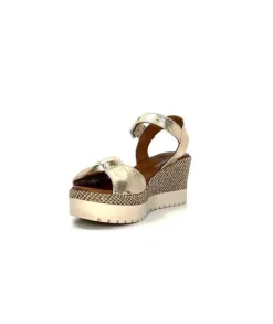 Lune & L'autre Clemtine Cuir Or*Femme Plateformes