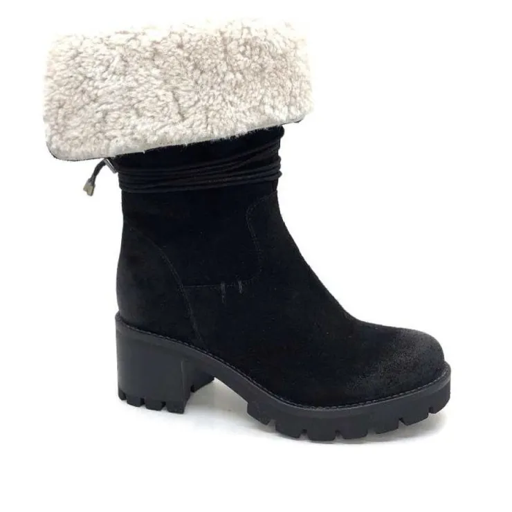 Manas 21038 Daim Noir*Femme Fourrées