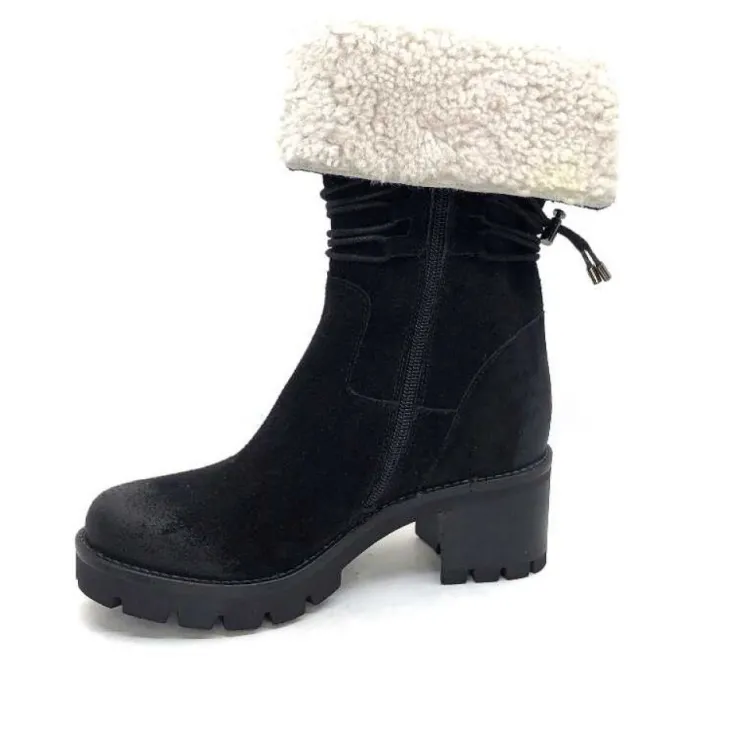 Manas 21038 Daim Noir*Femme Fourrées