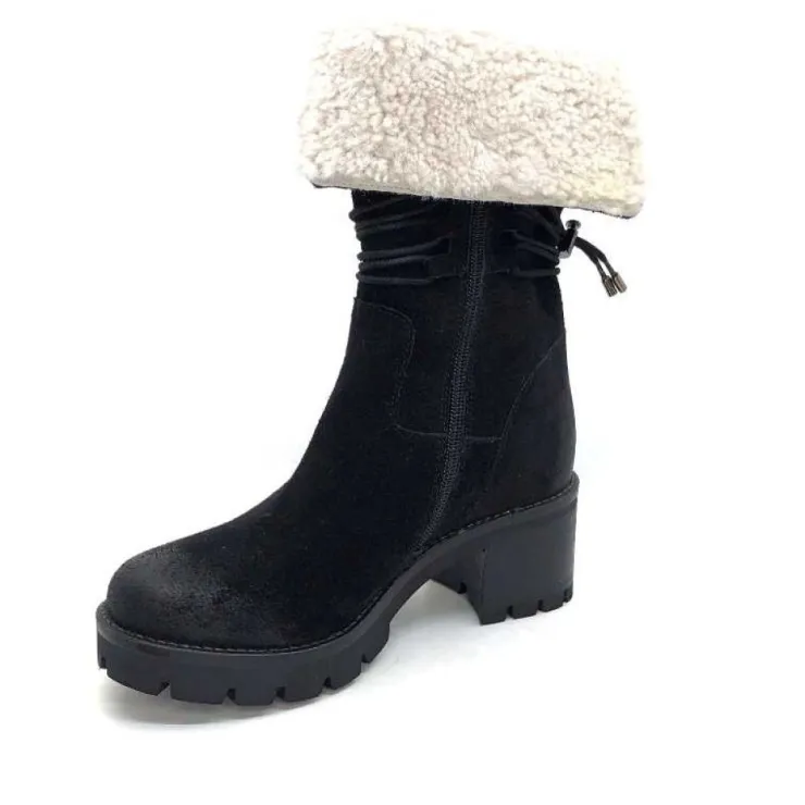 Manas 21038 Daim Noir*Femme Fourrées