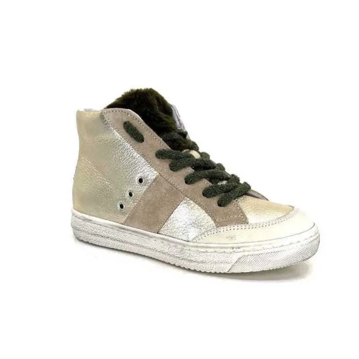 Méliné Meline Bup1151 Cuir Dore*Femme Baskets