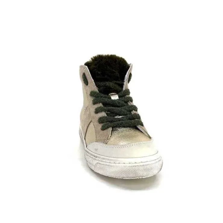 Méliné Meline Bup1151 Cuir Dore*Femme Baskets