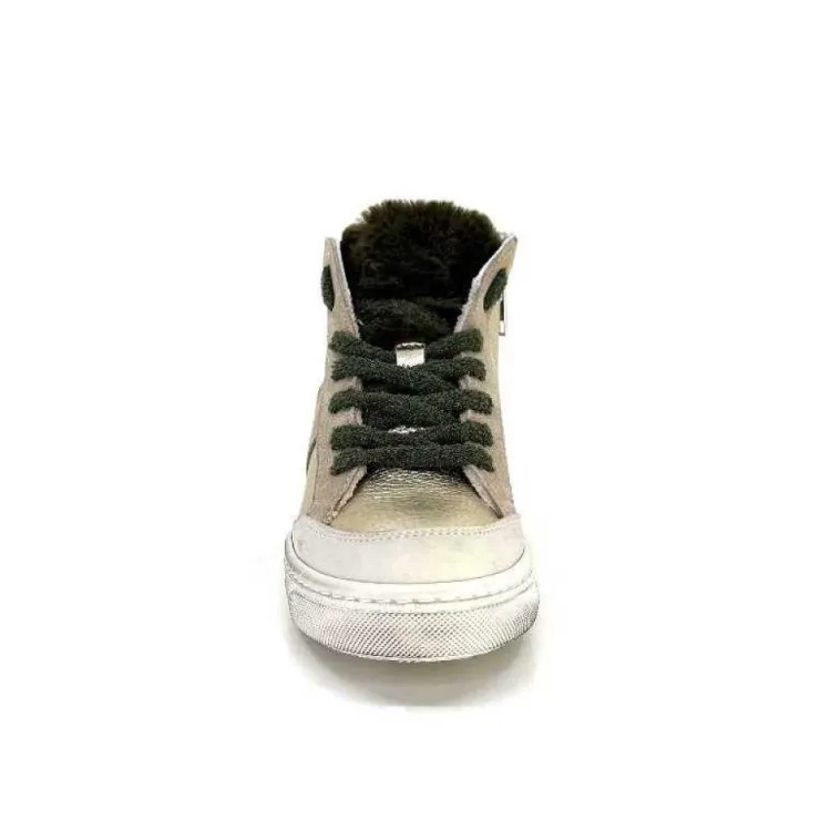 Méliné Meline Bup1151 Cuir Dore*Femme Baskets