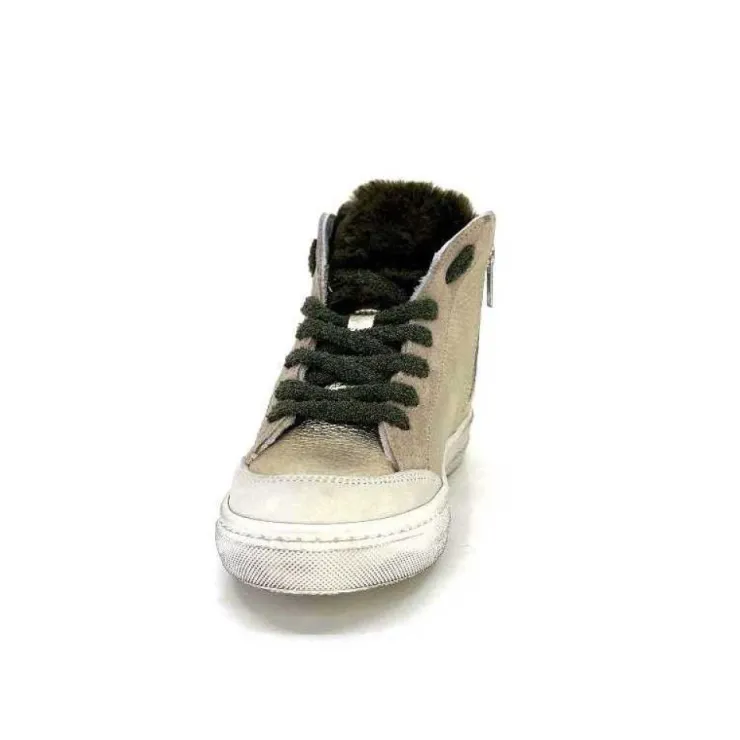 Méliné Meline Bup1151 Cuir Dore*Femme Baskets