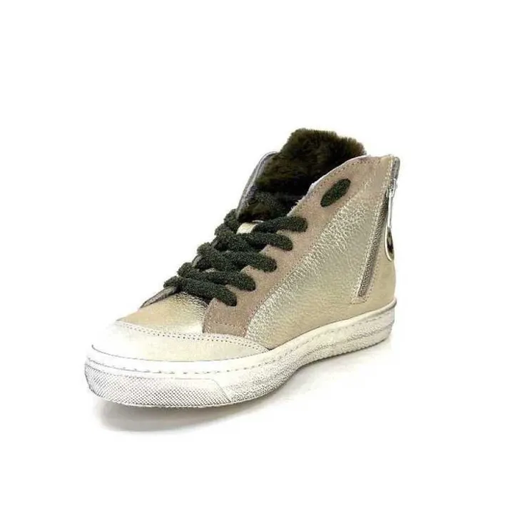 Méliné Meline Bup1151 Cuir Dore*Femme Baskets