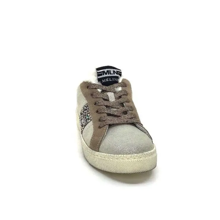 Méliné Meline Car 1420 14064 Cuir Sabbia*Femme Baskets