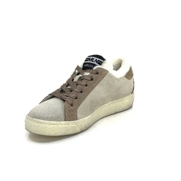 Méliné Meline Car 1420 14064 Cuir Sabbia*Femme Baskets