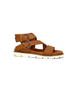 Elue Par Nous Metamorf Ose Nanophage Cuir Camel*Femme Plateformes