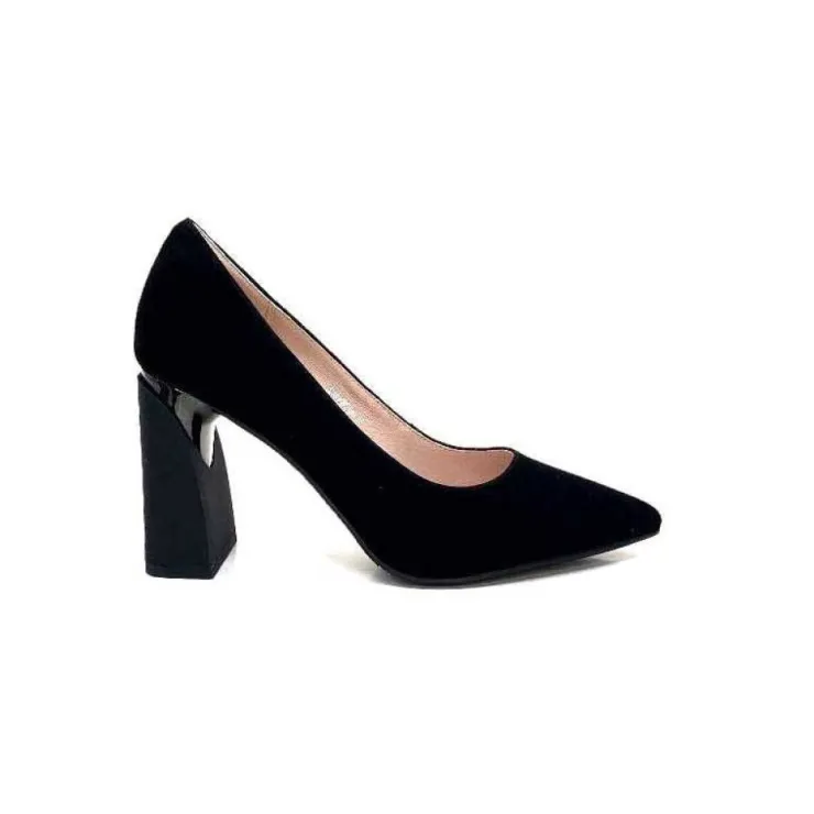 Elue Par Nous Metamorfose Palencia Daim Noir*Femme Escarpins