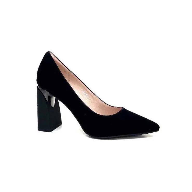 Elue Par Nous Metamorfose Palencia Daim Noir*Femme Escarpins