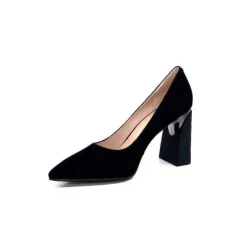 Elue Par Nous Metamorfose Palencia Daim Noir*Femme Escarpins