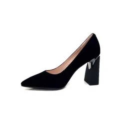 Elue Par Nous Metamorfose Palencia Daim Noir*Femme Escarpins
