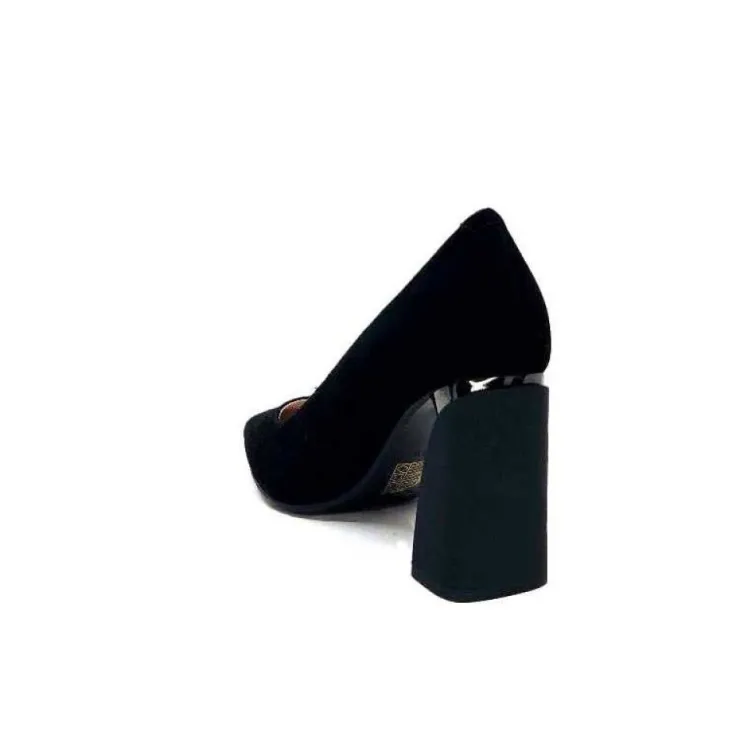 Elue Par Nous Metamorfose Palencia Daim Noir*Femme Escarpins
