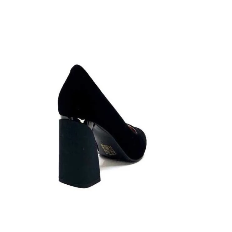 Elue Par Nous Metamorfose Palencia Daim Noir*Femme Escarpins