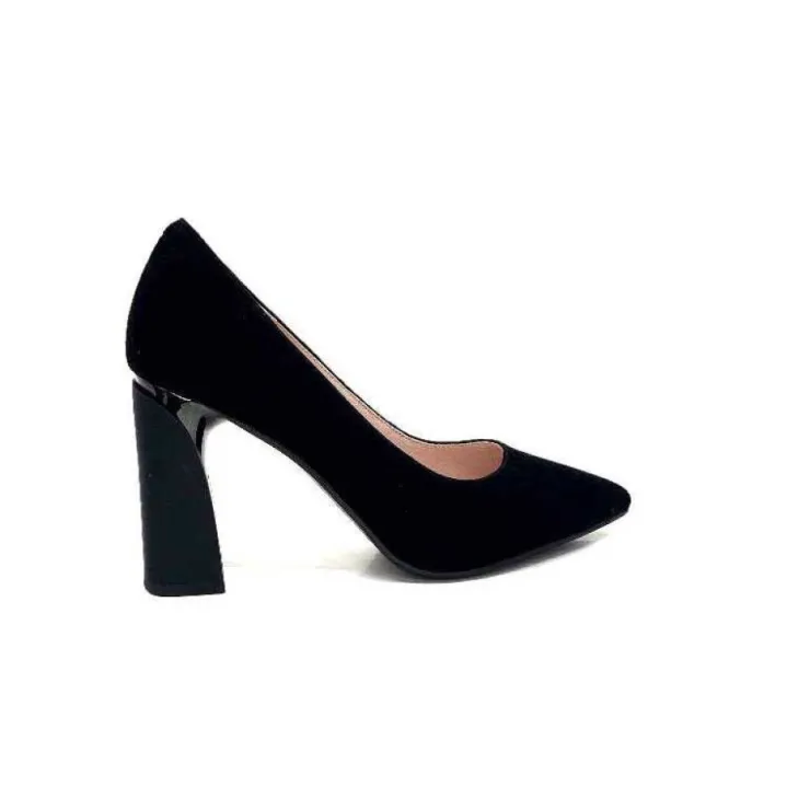 Elue Par Nous Metamorfose Palencia Daim Noir*Femme Escarpins