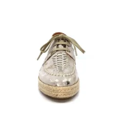 Minka Arnaud Cuir Nude Metal Or*Femme Lacets