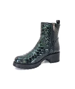 Minka Din 7 Cuir Coco Vert*Femme Bottines