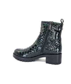 Minka Din 7 Cuir Coco Vert*Femme Bottines