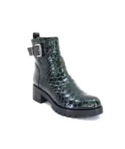 Minka Din 7 Cuir Coco Vert*Femme Bottines