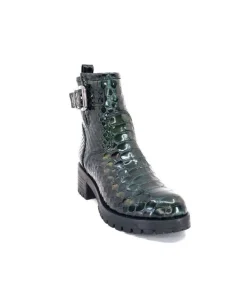 Minka Din 7 Cuir Coco Vert*Femme Bottines