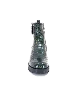 Minka Din 7 Cuir Coco Vert*Femme Bottines