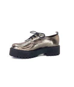 Minka Dunvel Cuir Metal Taupe*Femme Lacets