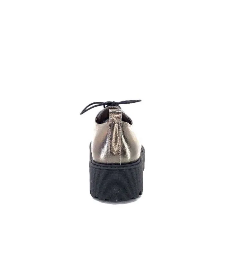 Minka Dunvel Cuir Metal Taupe*Femme Lacets