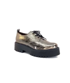 Minka Dunvel Cuir Metal Taupe*Femme Lacets