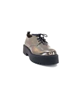 Minka Dunvel Cuir Metal Taupe*Femme Lacets