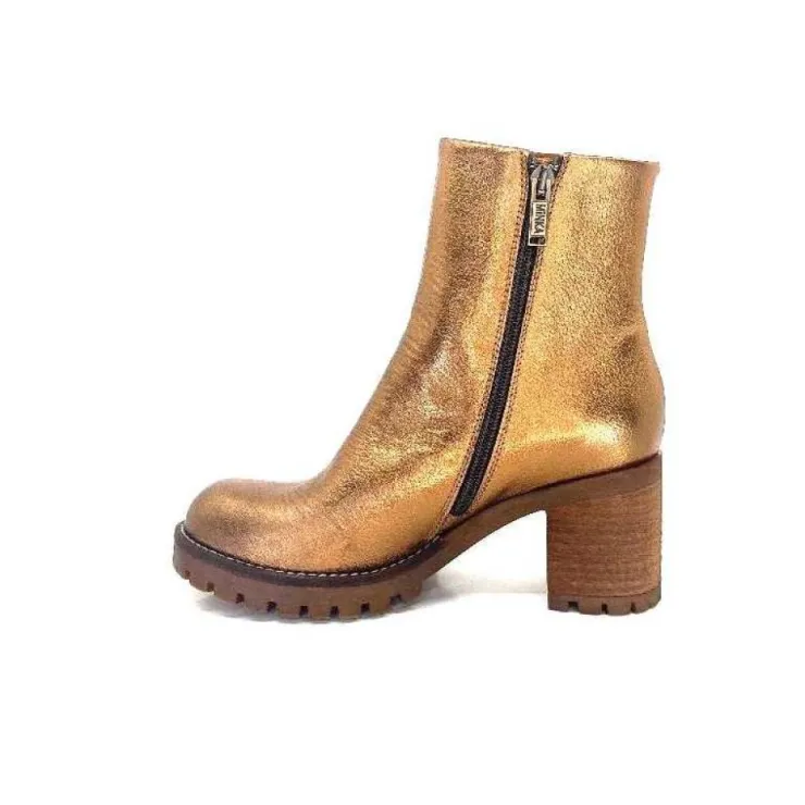 Minka Foly Cuir Dore*Femme Bottines