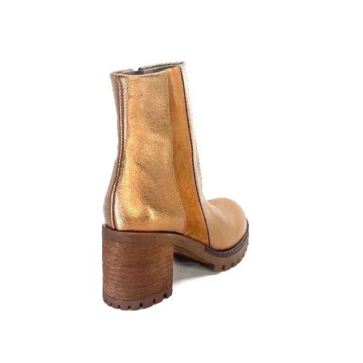Minka Foly Cuir Dore*Femme Bottines