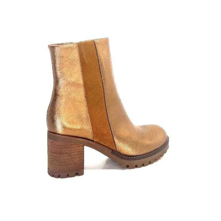 Minka Foly Cuir Dore*Femme Bottines
