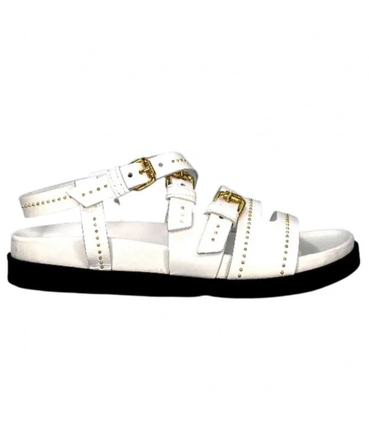 Mjus P44020 101 Cuir Blanc*Femme Sandales