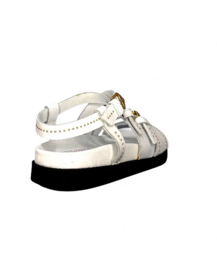 Mjus P44020 101 Cuir Blanc*Femme Sandales