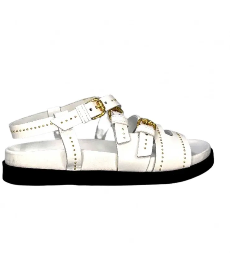Mjus P44020 101 Cuir Blanc*Femme Sandales