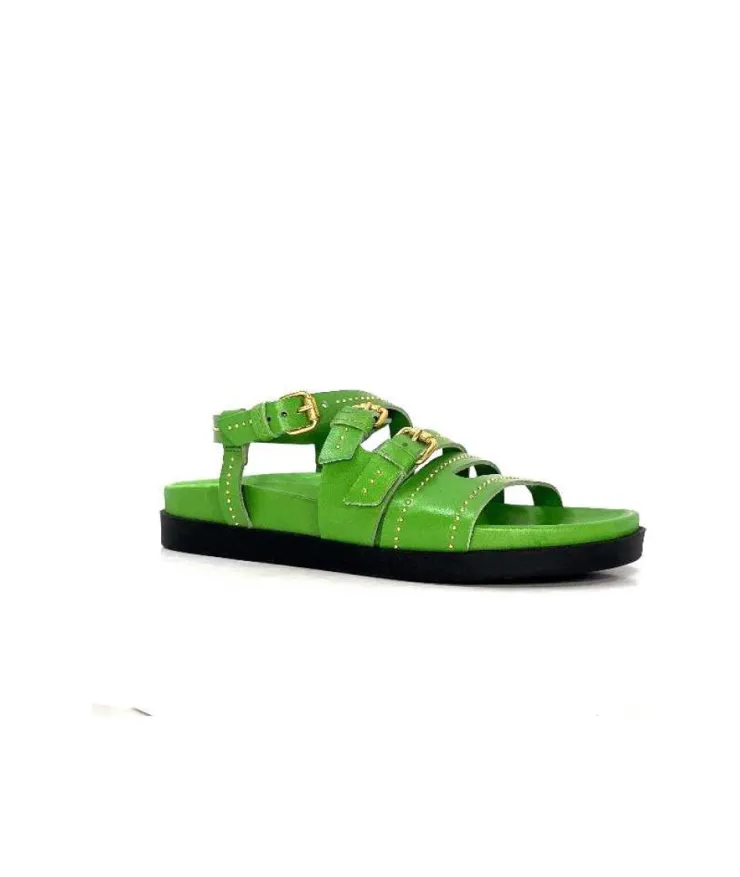 Mjus P44020 101 Cuir Vert*Femme Plateformes