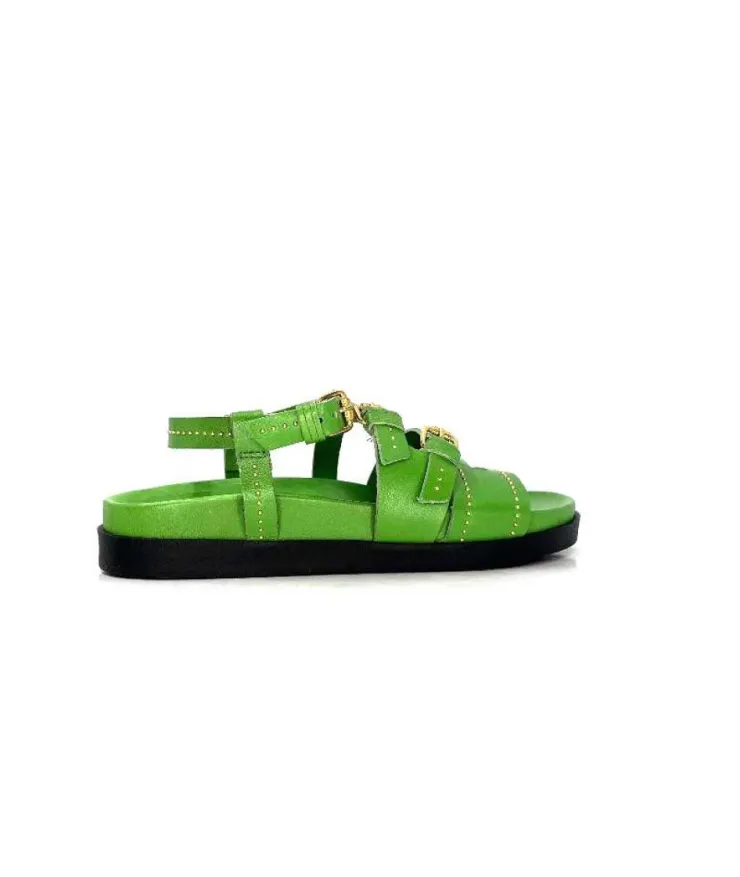 Mjus P44020 101 Cuir Vert*Femme Plateformes