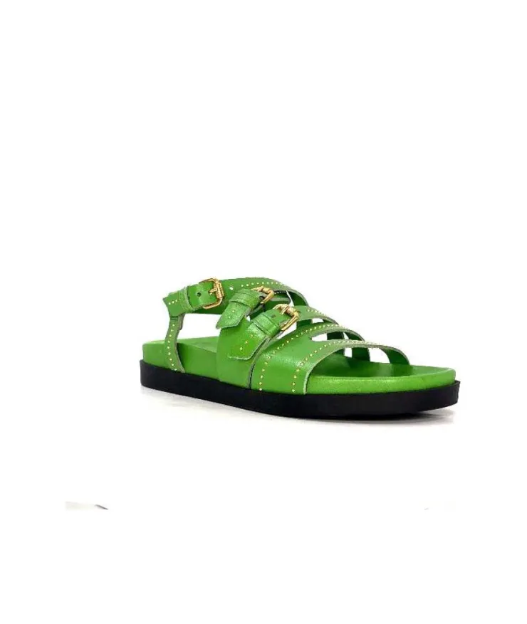Mjus P44020 101 Cuir Vert*Femme Plateformes