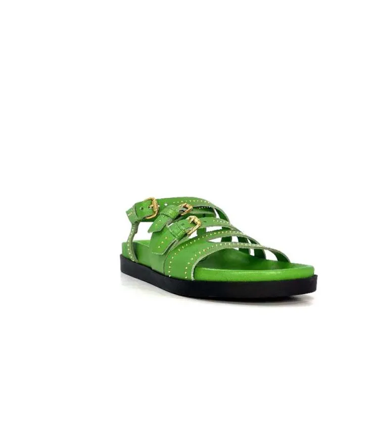Mjus P44020 101 Cuir Vert*Femme Plateformes