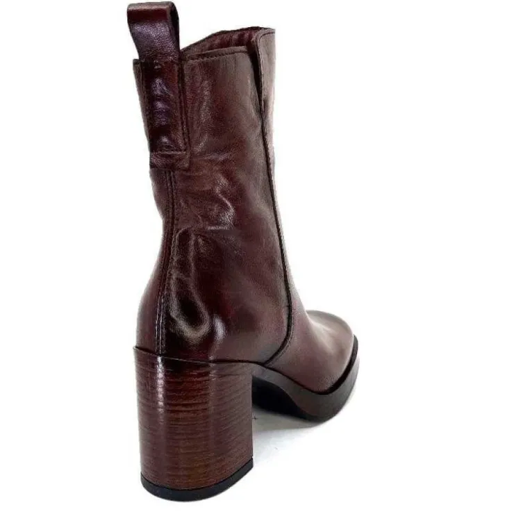 Mjus P96212 Cuir Chocolate*Femme Bottines