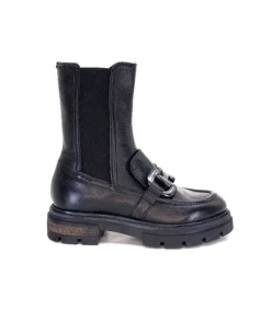 Mjus P31204 Cuir Noir*Femme Mocassins