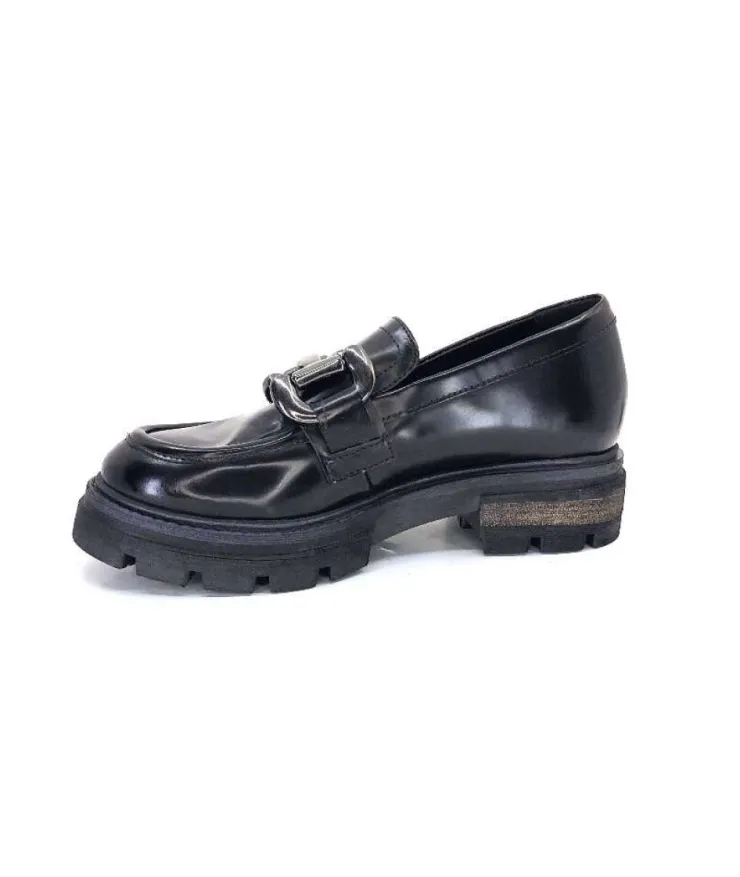 Mjus P31103 Cuir Spazzolato Noir*Femme Mocassins