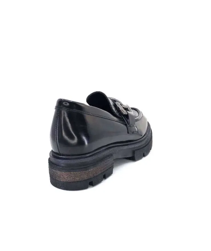 Mjus P31103 Cuir Spazzolato Noir*Femme Mocassins