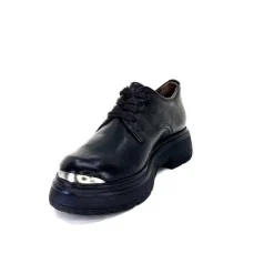 Mjus T61105-201-6002 Cuir Noir*Femme Lacets